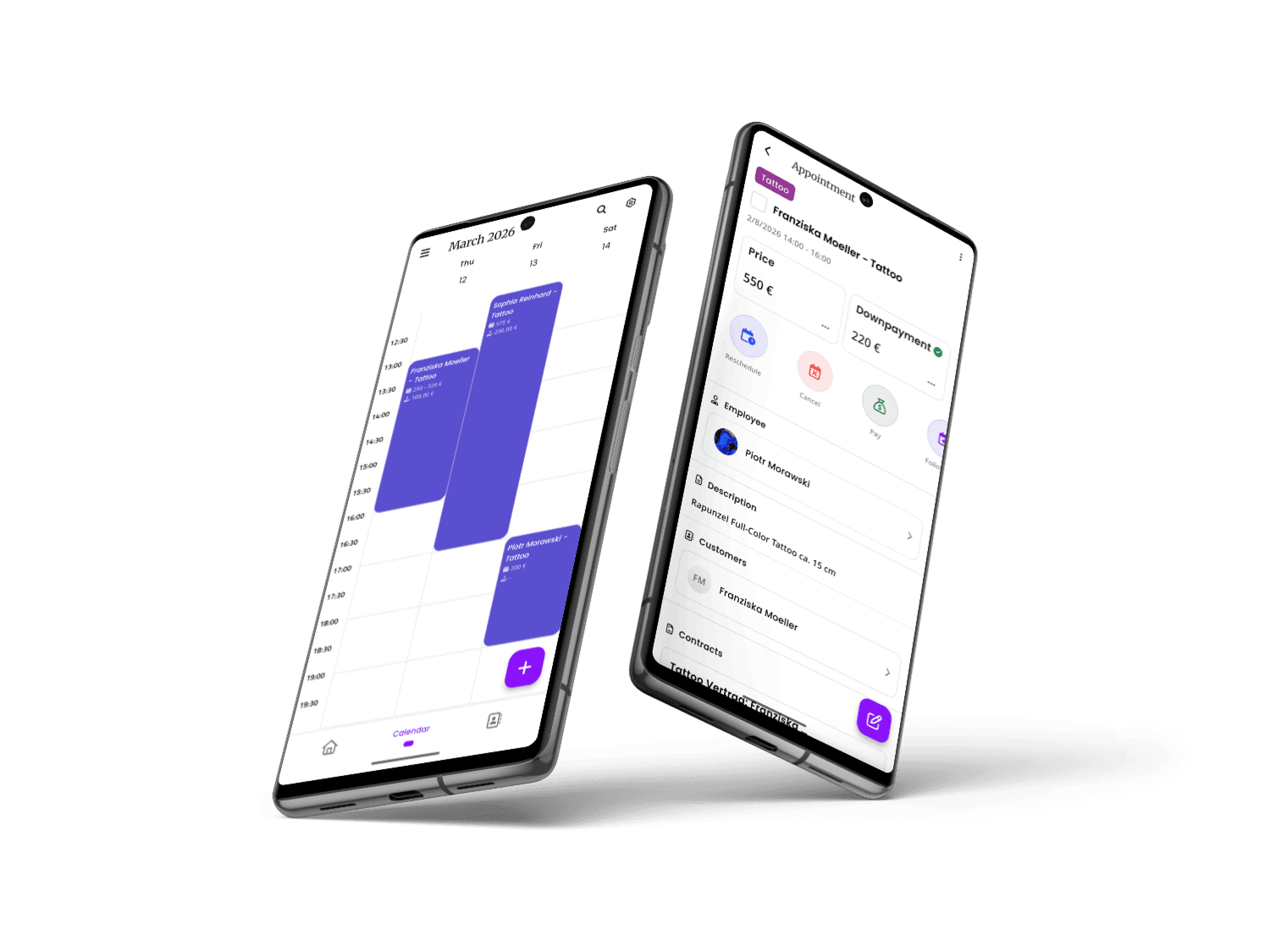 Collect deposits the moment clients book through your online booking page. Automatic reminders keep them accountable, and if they still don't show - you keep the deposit.